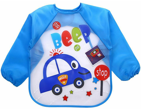 Waterproof Baby Bib With Sleeves