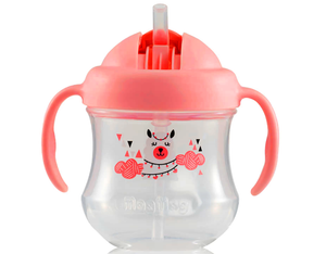 Pigeon Mag Mag Straw Cup Matte Pink