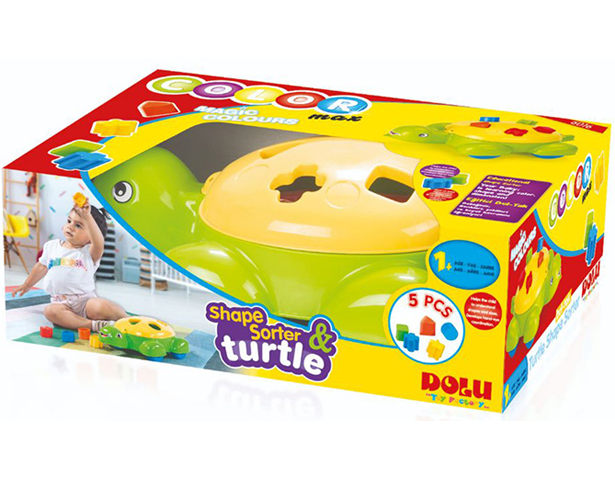 Dolu Turtle Shape Sorter Musical Toy