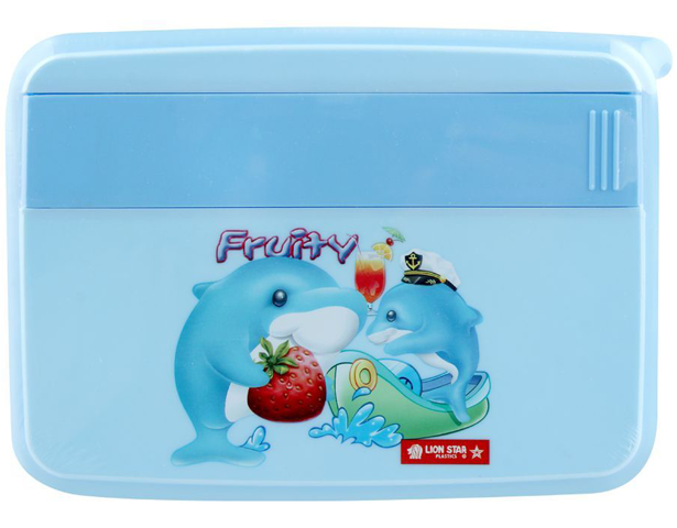 Lion Star Lunch Box Friuty -Blue