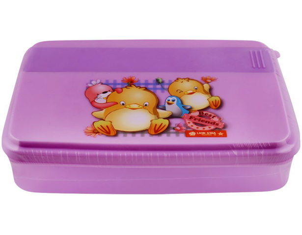 Lion Star Lunch Box Best Friends -Purple