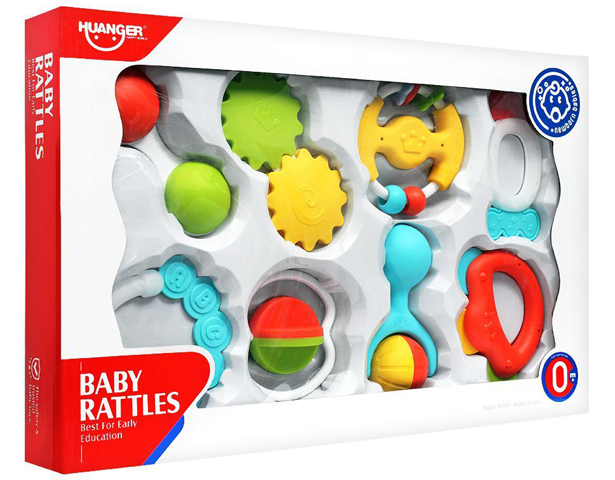 Huanger Baby Rattles 8 Pieces