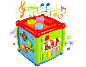 Huanger Fancy Cube With Light & Music 11 Blocks