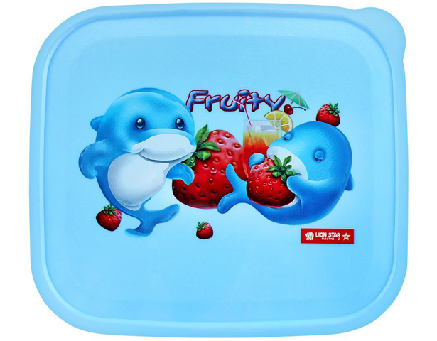 Lion Star Fruity Listy Lunch Box -Blue