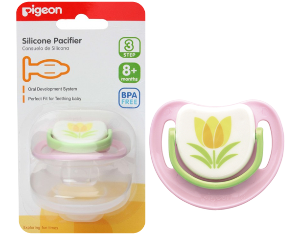 Pigeon Baby Silicone Pacifier Step Purple – BabyCloset