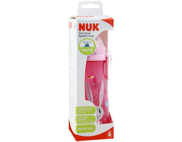 Nuk First Choice Sports Cup Pink 450ml