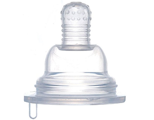 Farlin Stretchy Fur-preventing Nipple 0M+ (Cross)