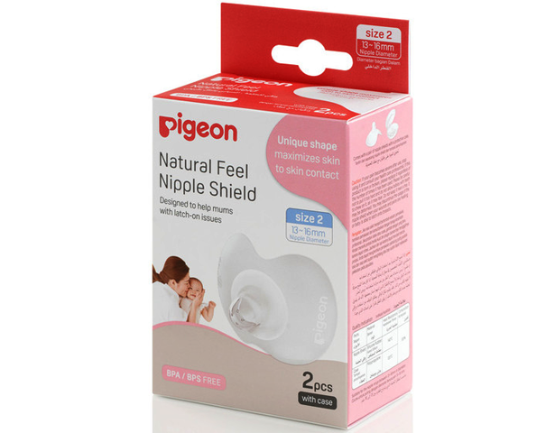 Pigeon Natural Feel Nipple Shield Size 2 (M)