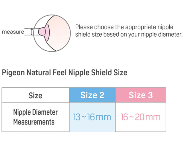 Pigeon Natural Feel Nipple Shield Size 2 (M)