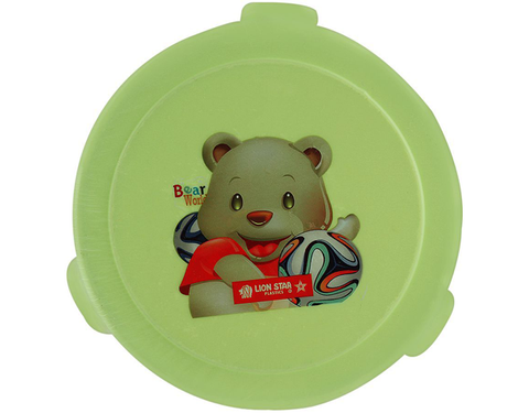Lion Star Round Pop Lunch Box -Green