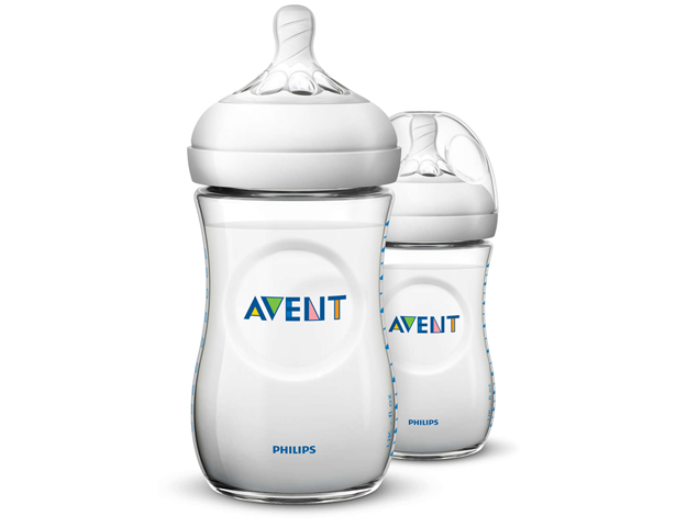 Avent Natural Feeding Bottle 2-Pack 1m+ 260ml