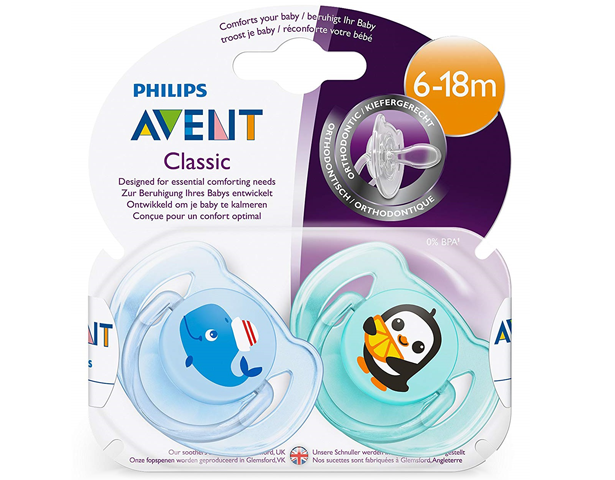 Avent Classic Soothers 6-18m