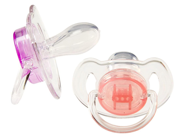 Avent 6-18 Transparent Soothers Pk2