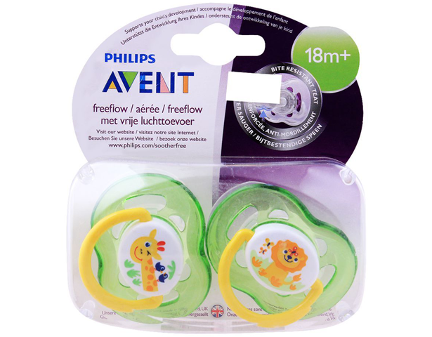 Avent Free Flow Soothers 18m+