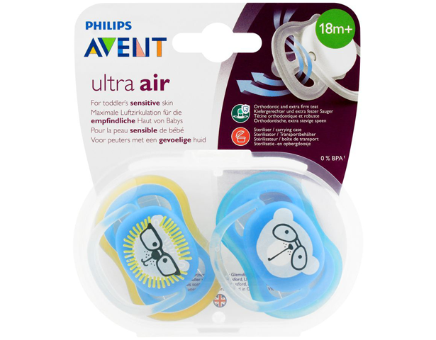 Avent Ultra Air Sensitive Skin Soothers 18m+