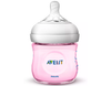 Avent Natural 125ml Feeding Bottle -Pink
