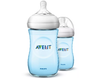 Avent Natural Feeding Bottle 1m+ 2-Pack 260ml Blue