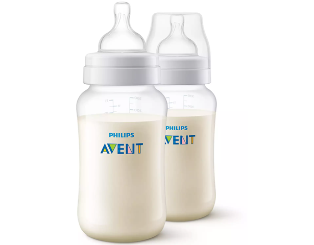 Avent Anti-Colic Wide Neck Feeding Bottle 2-Pack,330ml