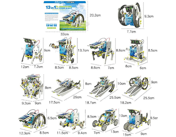 13 In 1 Educational Solar Robot Kit Steam – BabyCloset