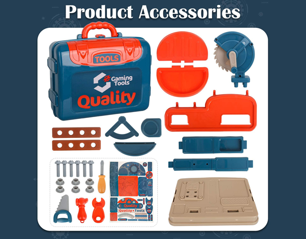 3-In-1 Role Play Construction Tool Kit