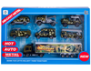 Military Die Cast Metal Car Set