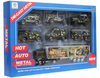 Military Die Cast Metal Car Set