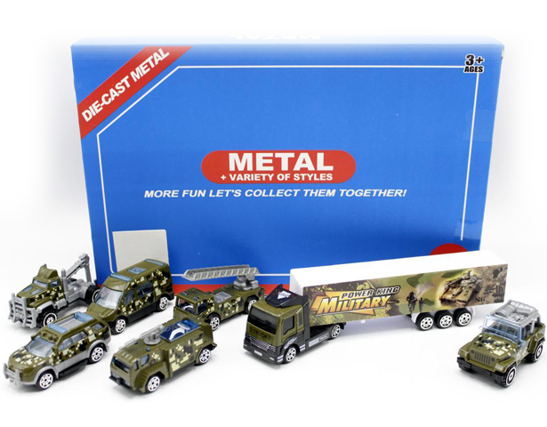 Military Die Cast Metal Car Set