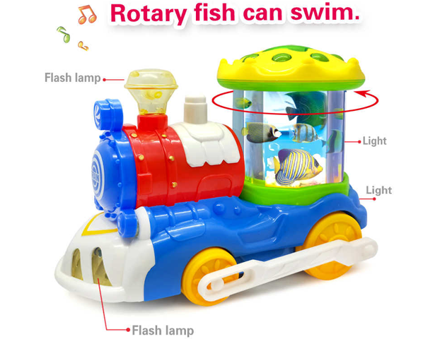 Train The Fish Will Rotate Toy