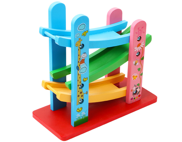 Wooden Ball Ramp Racing Track – BabyCloset