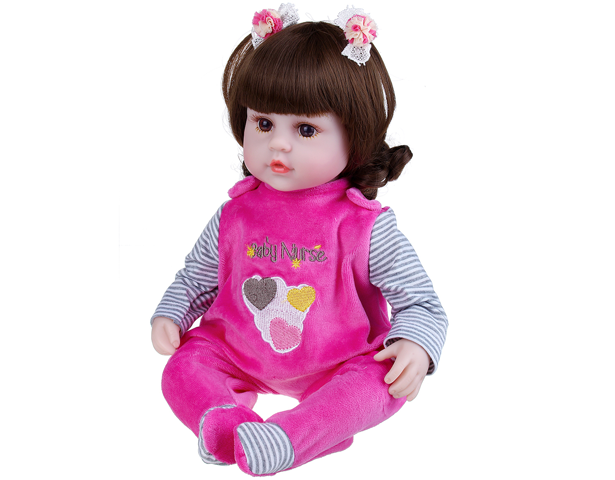 Silicone Realistic Baby Doll 17"