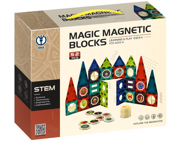 Magical Magnetic Blocks Animal World