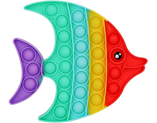 3D Fish Pop It Fidget Toy