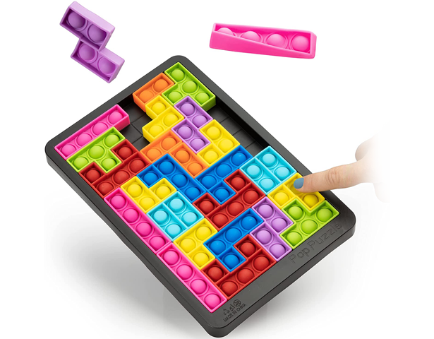 Sensory Pop it Tetris Challenge