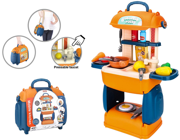 3in1 Mobile Kitchen Tool Set For Kids