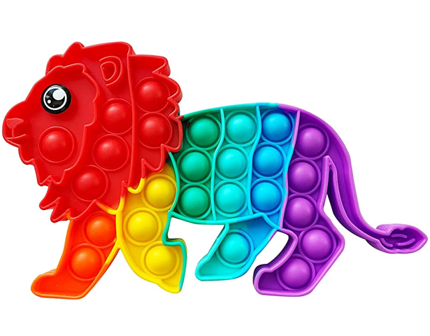 3D Lion Pop It Fidget Toy