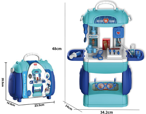 3in1 Mobile Hospital Toy For Kids