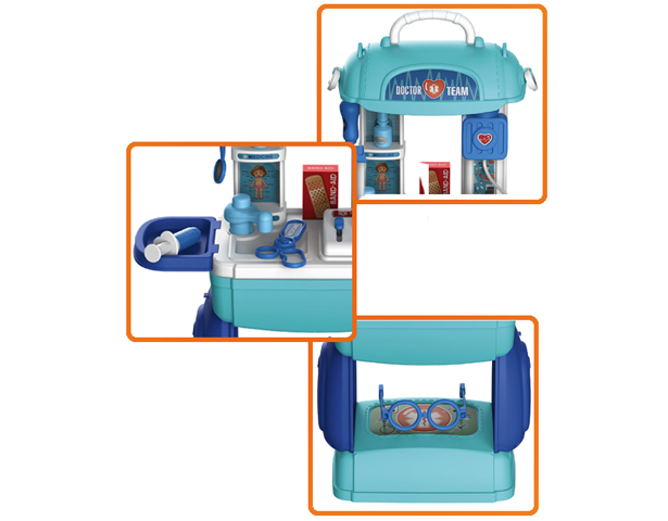 3in1 Mobile Hospital Toy For Kids