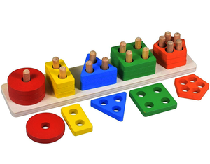 Five Columns Geometric Shape Sorter