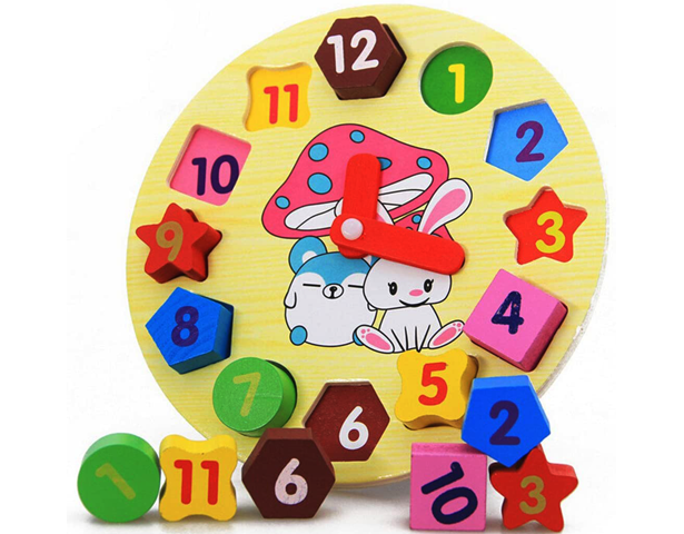 Digital Geometry Clock Toy