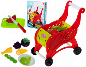 Fruit Cart Trolly With Cutting Fruit