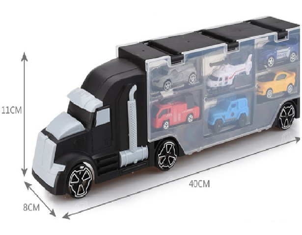 2-in-1 Model Truck Carry Case City Car