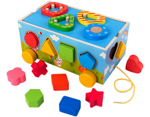 Wooden Shape Matching Box