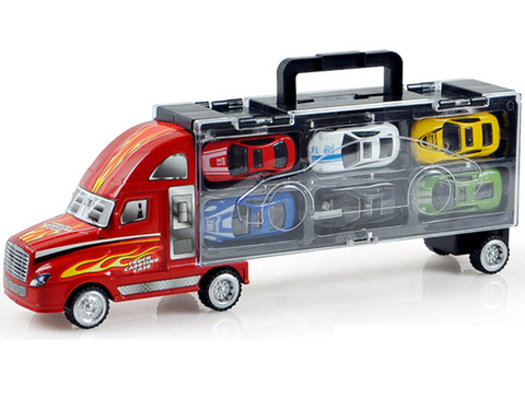 2-in-1 Model Truck Carry Case City Car