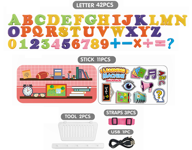 Easy Carry Learning Machine With Letter