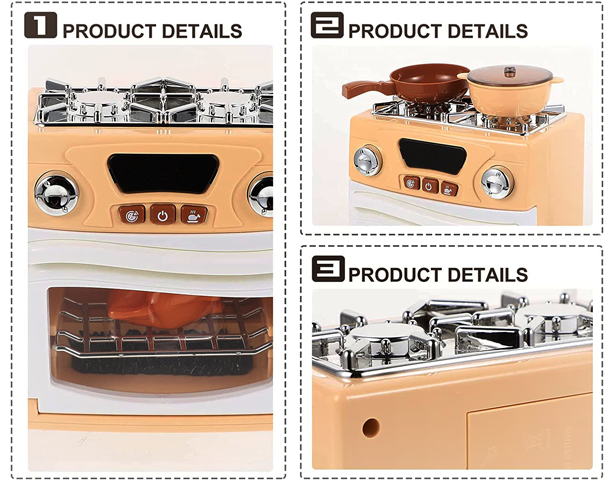 Gourmet play top kitchen set