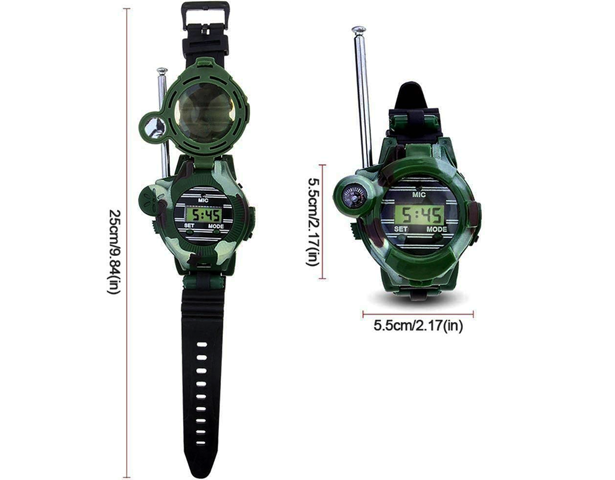 Rechargeable Walkie Talkie Watch