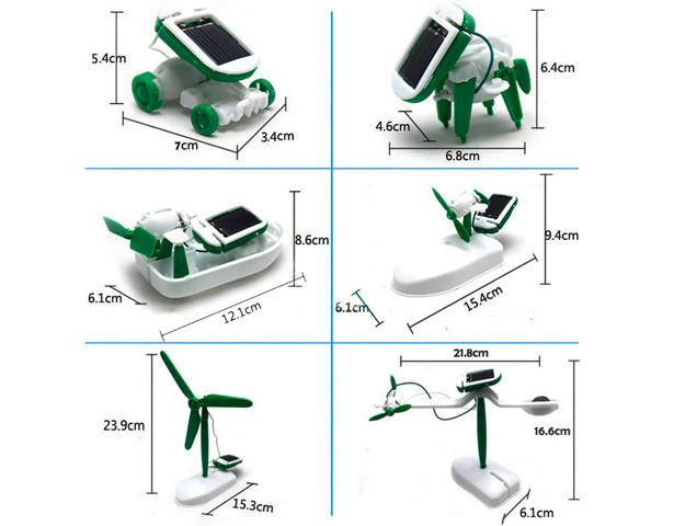 6 in 1 Solar Powered Toy