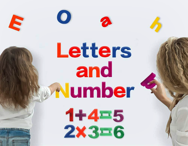 Magnetic Letters & Numbers Jar – BabyCloset
