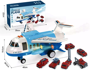 Sanitation Airplane Garage With Cars