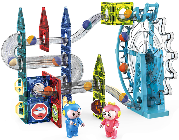 Magnetic Ferris Wheel Block 73Pcs